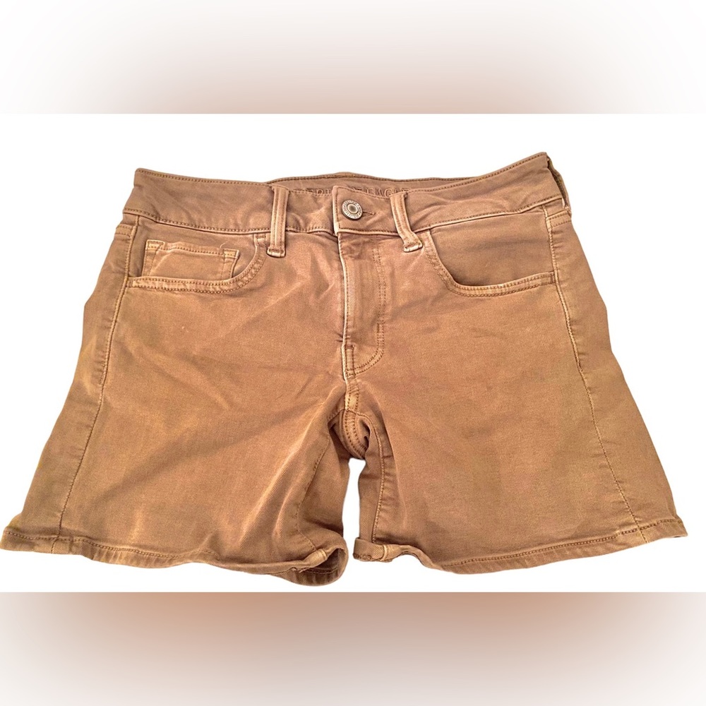 American Eagle Outfitters Super Stretch Brown Shorts